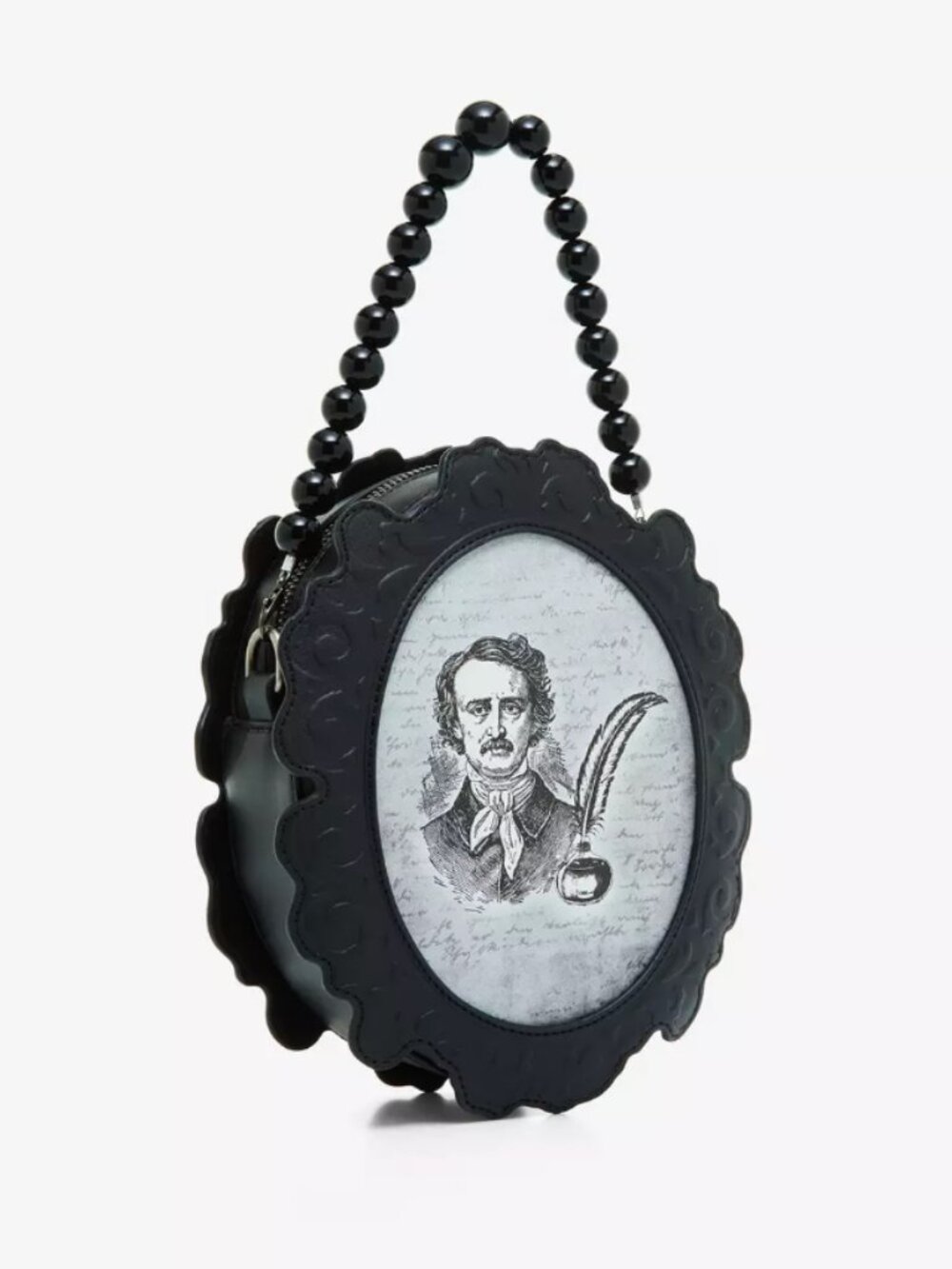 Hot Topic Edgar Allen Poe Cameo Crossbody Bag